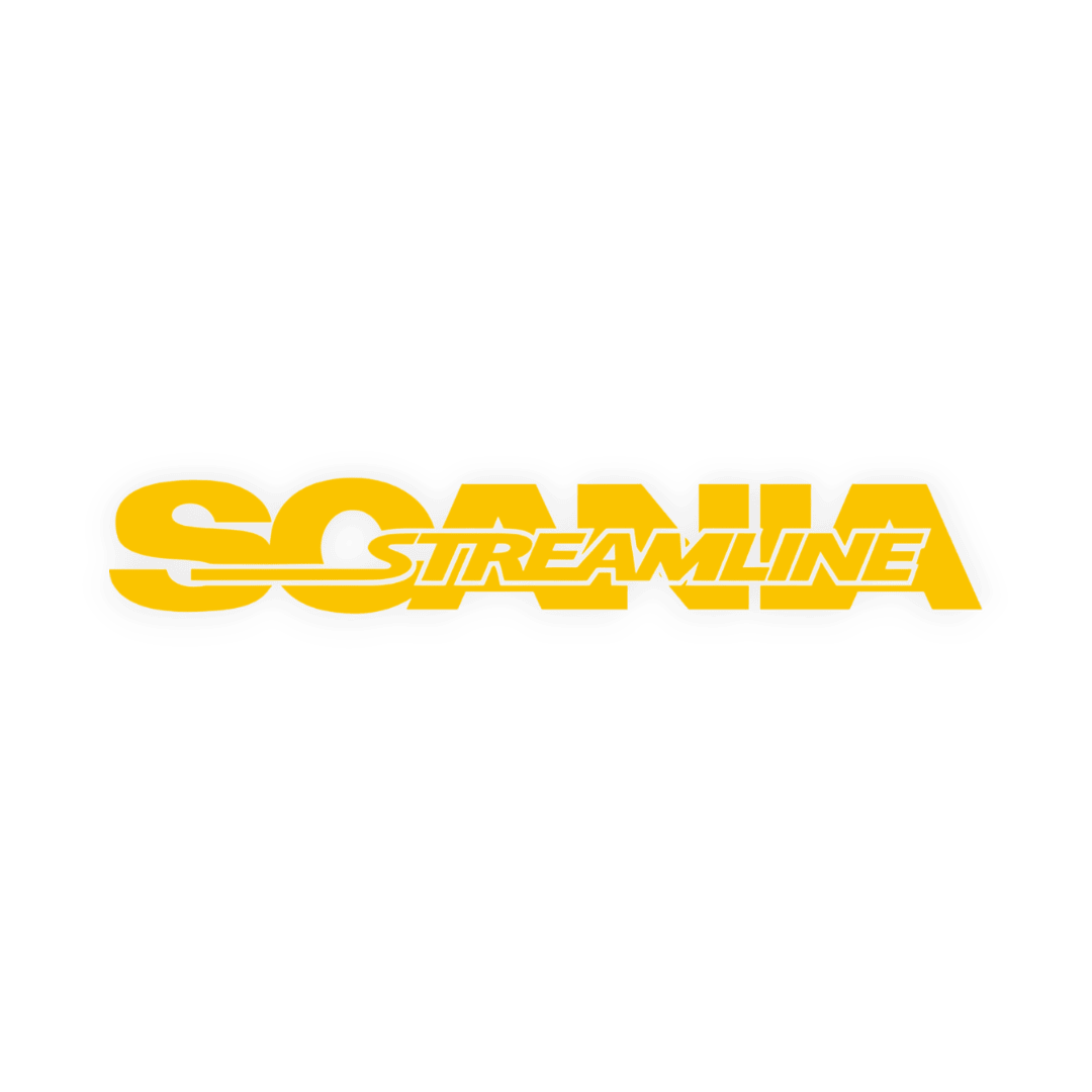 Sticker scania streamline - 021 Gul - KJoF - 100mm x 15mm - Nej tak