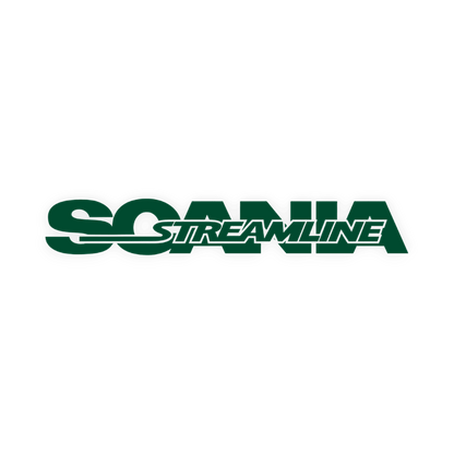 Sticker scania streamline - 061 Grøn - KJoF - 100mm x 15mm - Nej tak