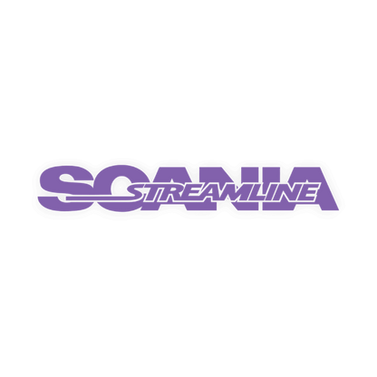 Sticker scania streamline - 061 Grøn - KJoF - 100mm x 15mm - Nej tak