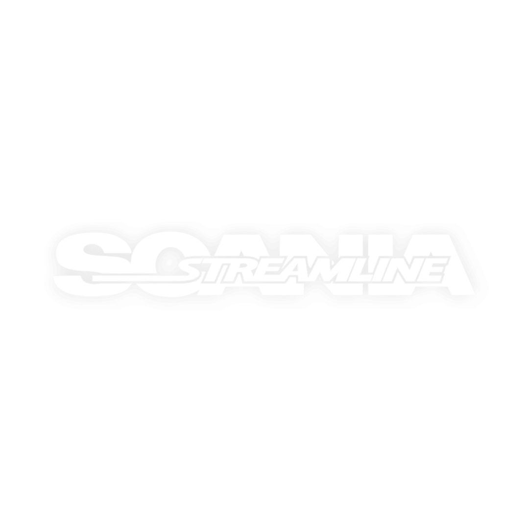 Sticker scania streamline - 010 Hvid - KJoF - 100mm x 15mm - Nej tak