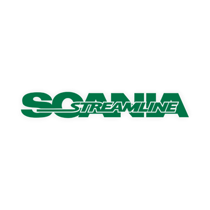 Sticker scania streamline - 061 Grøn - KJoF - 100mm x 15mm - Nej tak