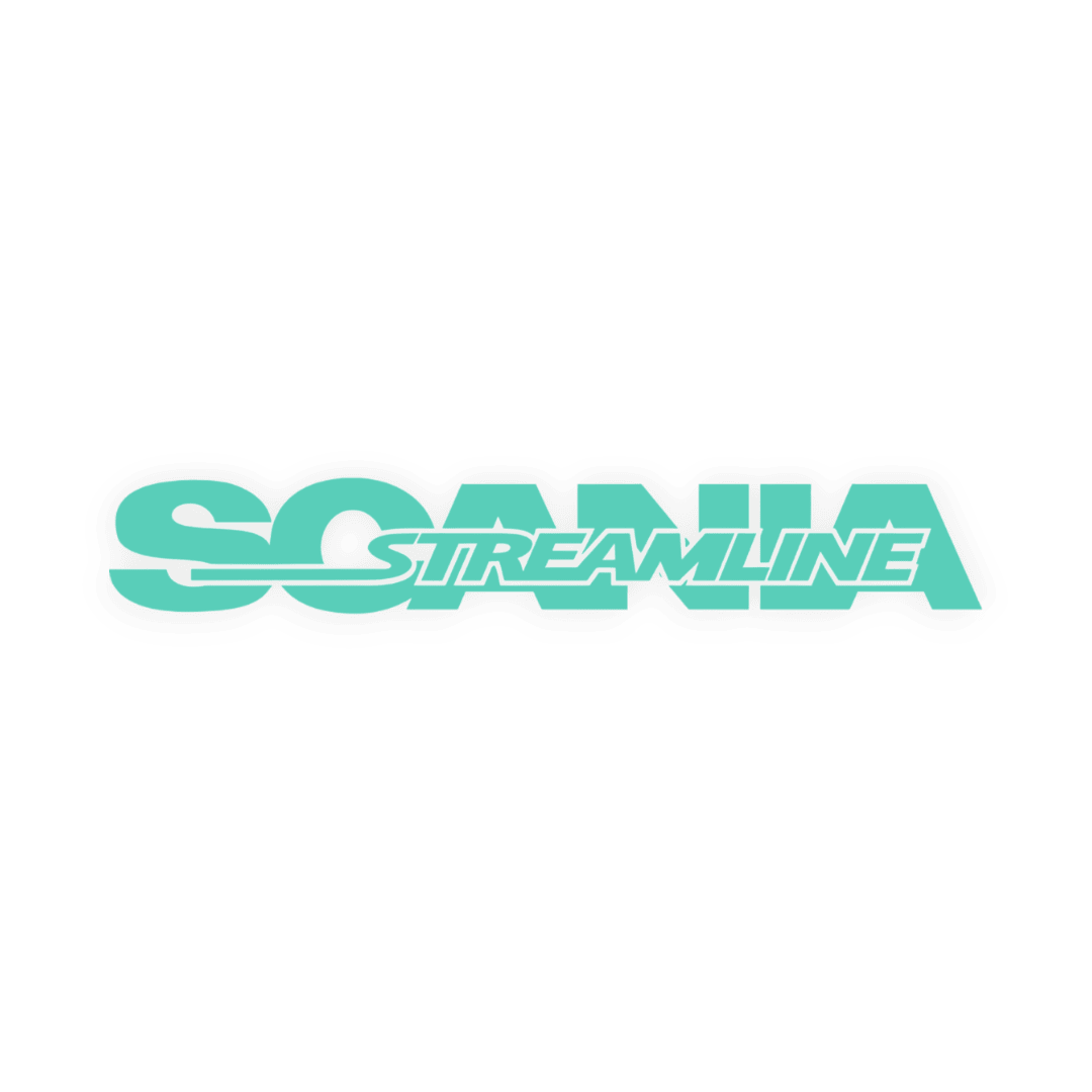 Sticker scania streamline - 061 Grøn - KJoF - 100mm x 15mm - Nej tak