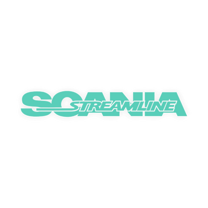 Sticker scania streamline - 061 Grøn - KJoF - 100mm x 15mm - Nej tak