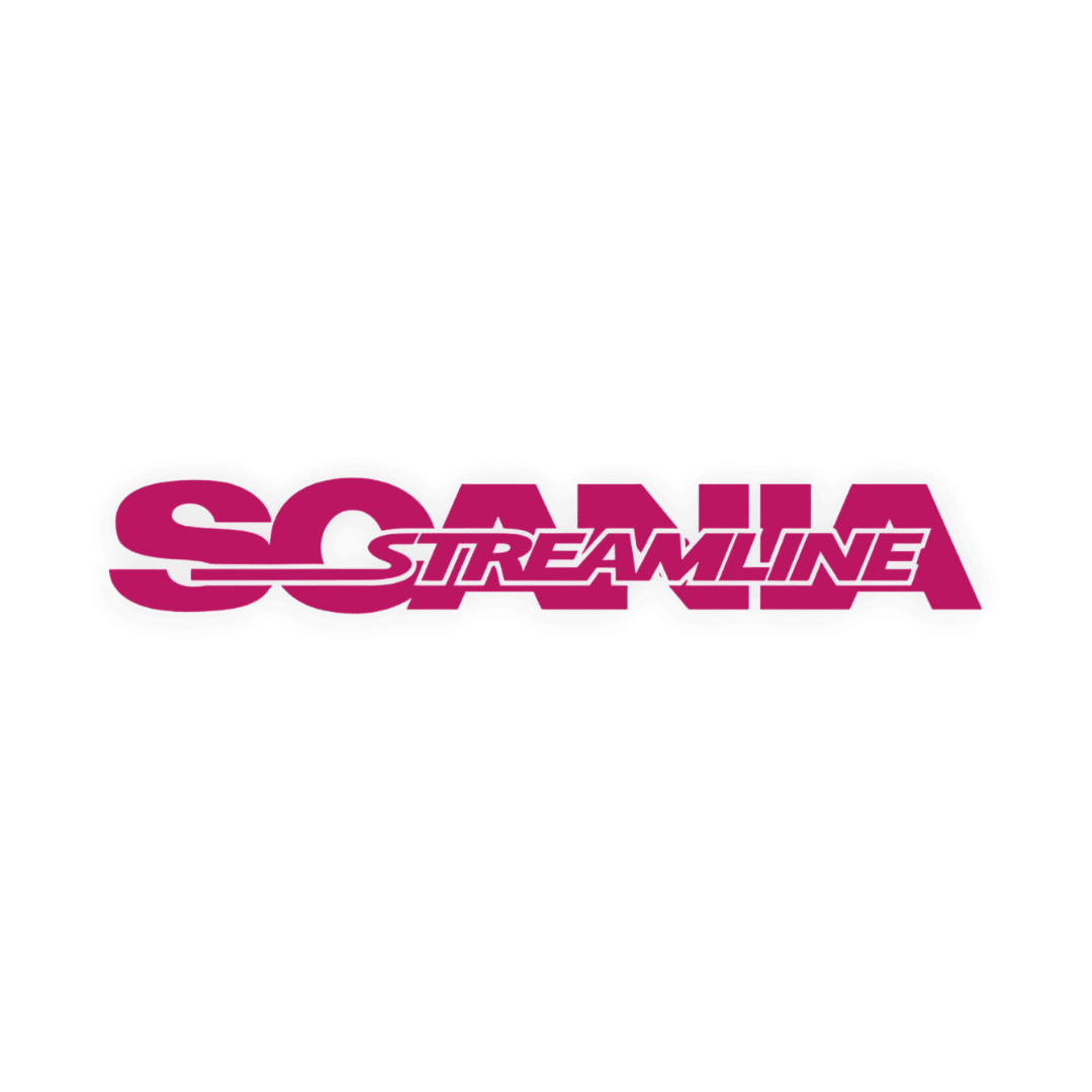 Sticker scania streamline - 041 Pink - KJoF - 100mm x 15mm - Nej tak