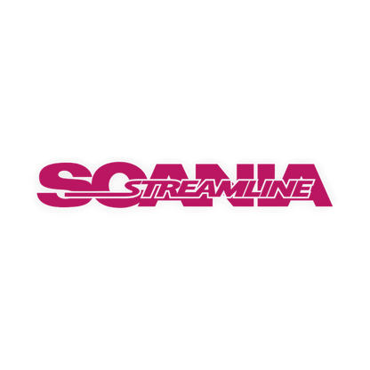 Sticker scania streamline - 041 Pink - KJoF - 100mm x 15mm - Nej tak