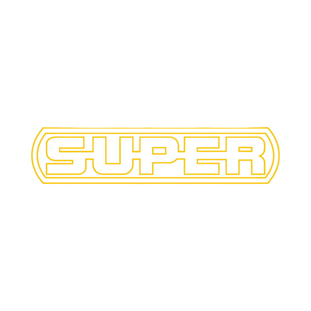 Sticker scania super - 021 Gul - KJoF - 100mm x 22mm - Nej tak