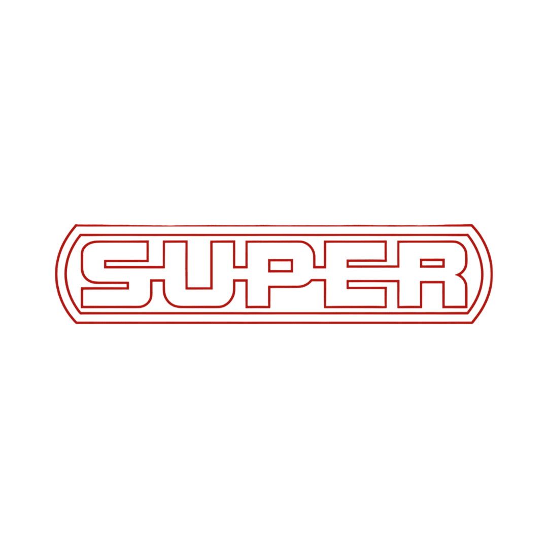 Sticker scania super - 031 Rød - KJoF - 100mm x 22mm - Nej tak