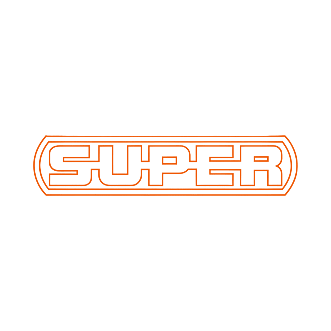 Sticker scania super - 034 Orange - KJoF - 100mm x 22mm - Nej tak