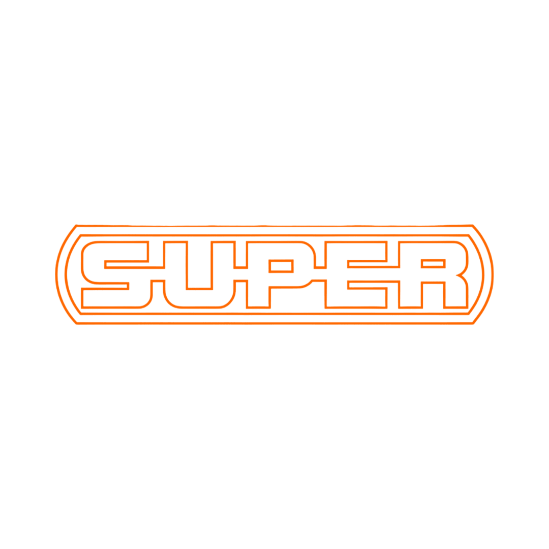 Sticker scania super - 035 Lys orange - KJoF - 100mm x 22mm - Nej tak
