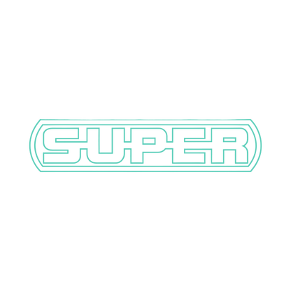 Sticker scania super - 061 Grøn - KJoF - 100mm x 22mm - Nej tak