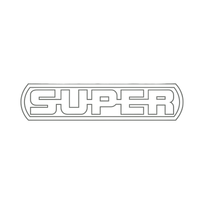 Sticker scania super - 061 Grøn - KJoF - 100mm x 22mm - Nej tak