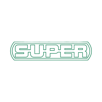 Sticker scania super - 061 Grøn - KJoF - 100mm x 22mm - Nej tak