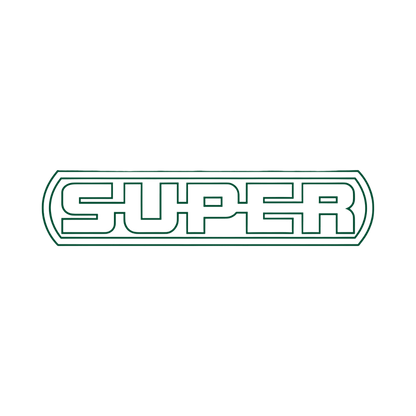 Sticker scania super - 061 Grøn - KJoF - 100mm x 22mm - Nej tak