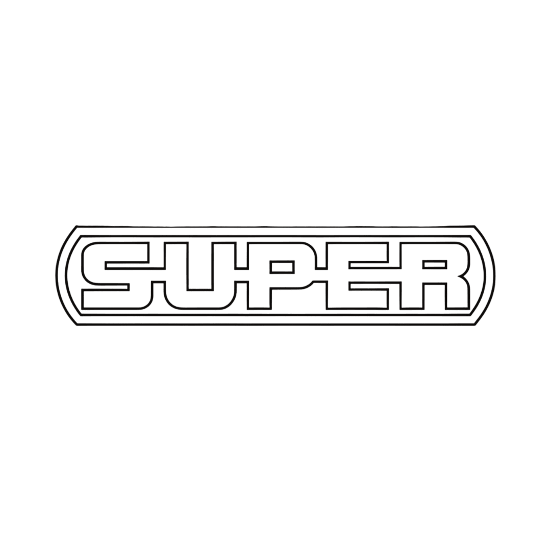 Sticker scania super - 070 Sort - KJoF - 100mm x 22mm - Nej tak