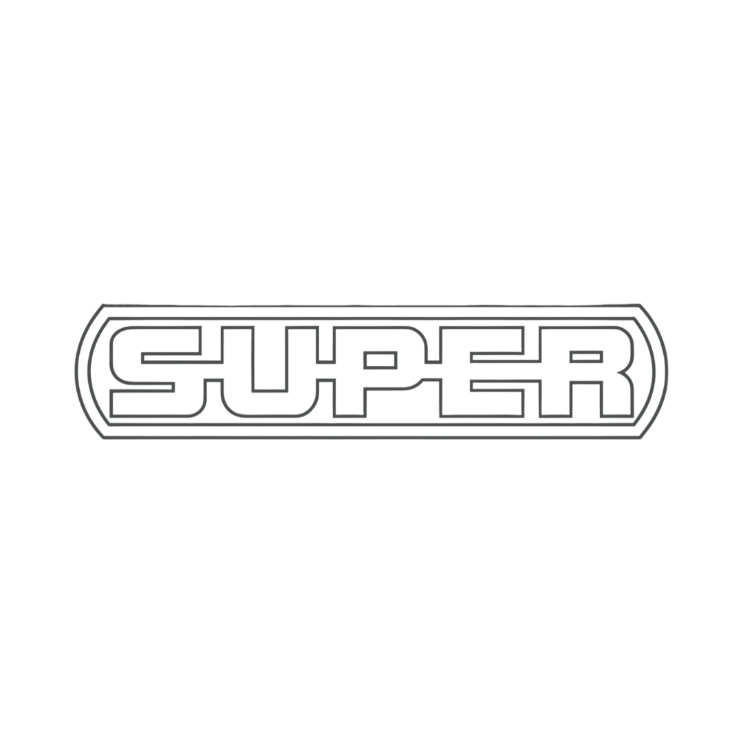 Sticker scania super - 073 Mørkegrå - KJoF - 100mm x 22mm - Nej tak