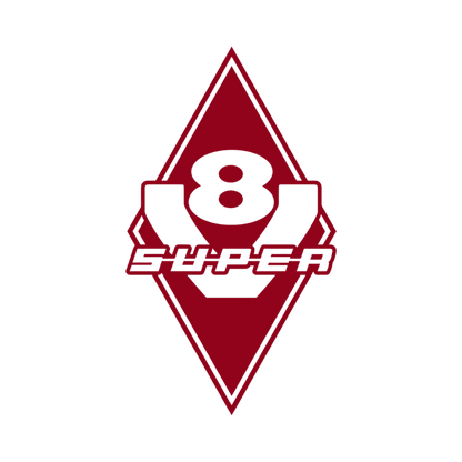 Sticker scania super diamond - 030 Mørkerød - KJoF - 100mm x 174mm - Nej tak