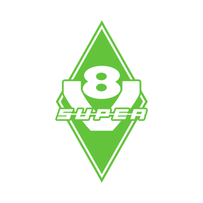 Sticker scania super diamond - 063 Lime grøn - KJoF - 100mm x 174mm - Nej tak