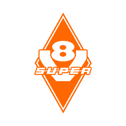 Sticker scania super diamond - 035 Lys orange - KJoF - 100mm x 174mm - Nej tak
