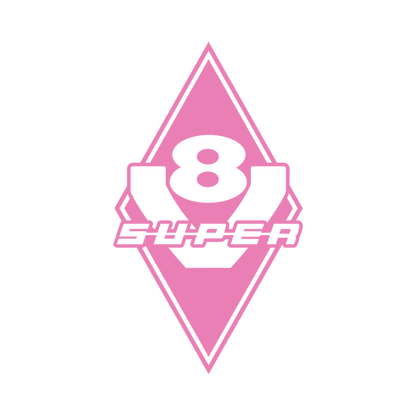 Sticker scania super diamond - 045 Lyserød - KJoF - 100mm x 174mm - Nej tak