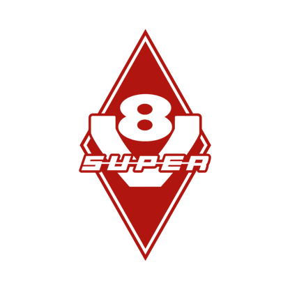 Sticker scania super diamond - 031 Rød - KJoF - 100mm x 174mm - Nej tak