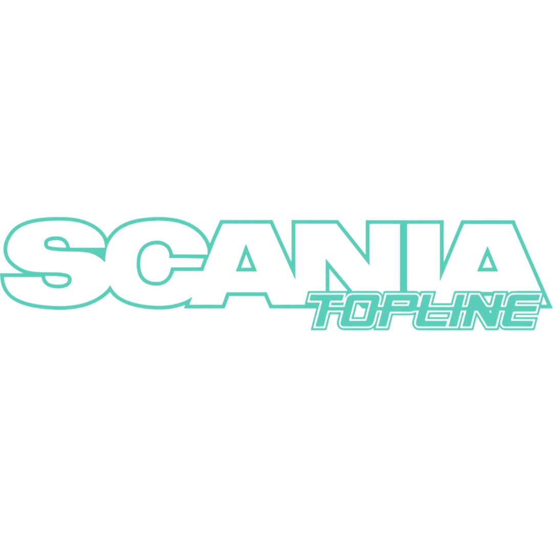 Sticker scania topline - 061 Grøn - KJoF - 100mm x 20mm - Nej tak