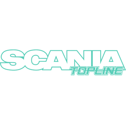 Sticker scania topline - 061 Grøn - KJoF - 100mm x 20mm - Nej tak