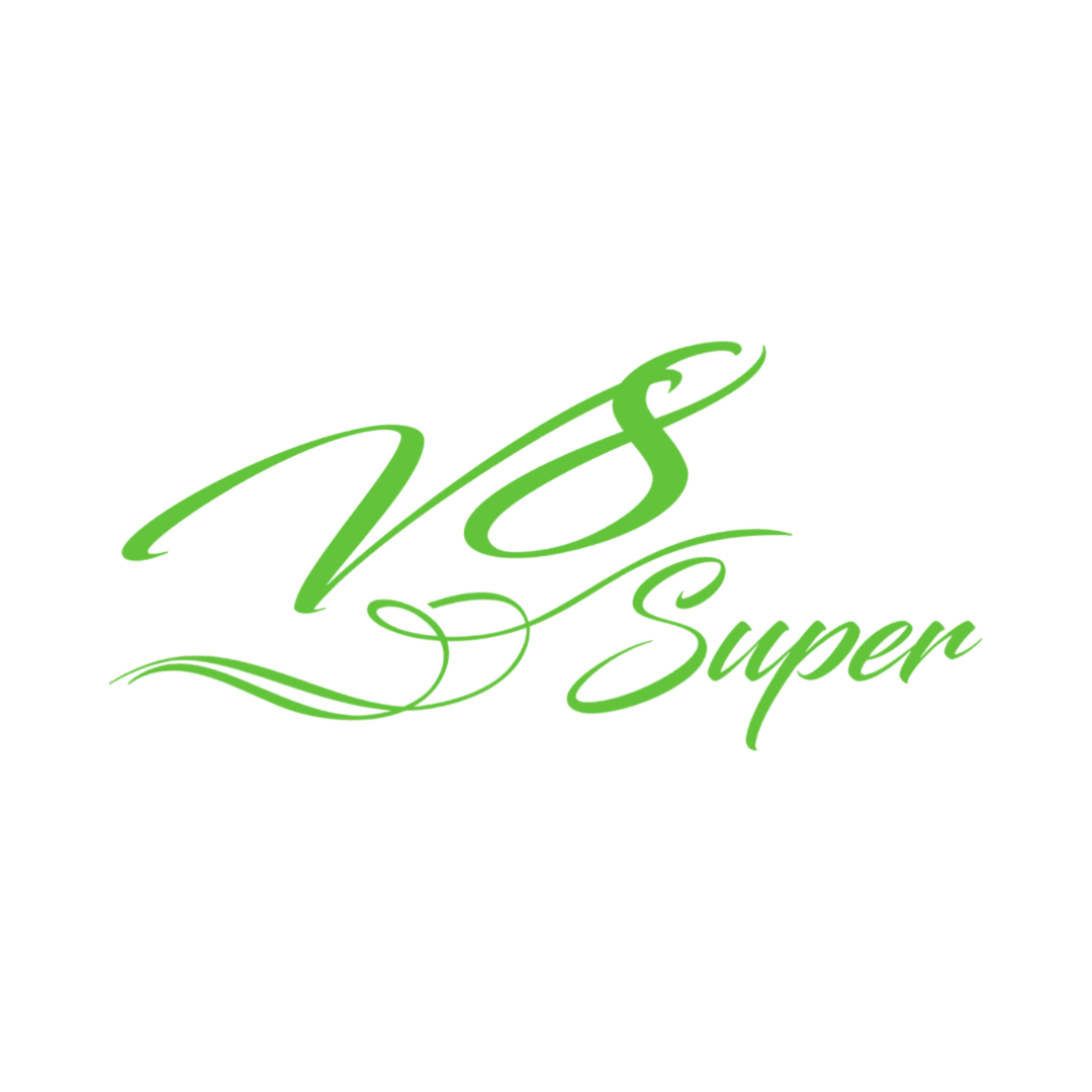 Sticker scania v8 super - 063 Lime grøn - KJoF - 100mm x 47mm - Nej tak