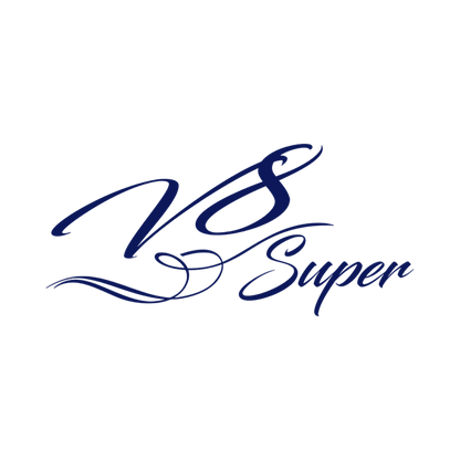 Sticker scania v8 super - 061 Grøn - KJoF - 100mm x 47mm - Nej tak