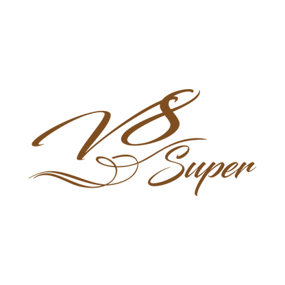 Sticker scania v8 super - 061 Grøn - KJoF - 100mm x 47mm - Nej tak