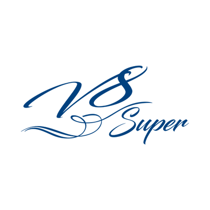 Sticker scania v8 super - 061 Grøn - KJoF - 100mm x 47mm - Nej tak