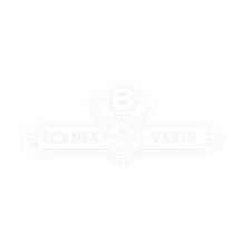 Sticker scania v8 vabis - 010 Hvid - KJoF - 100mm x 38mm - Nej tak