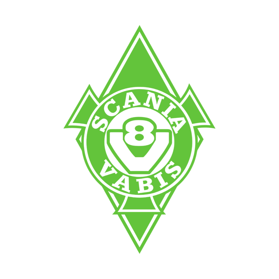 Sticker scania vabis diamond - 063 Lime grøn - KJoF - 100mm x 150mm - Nej tak