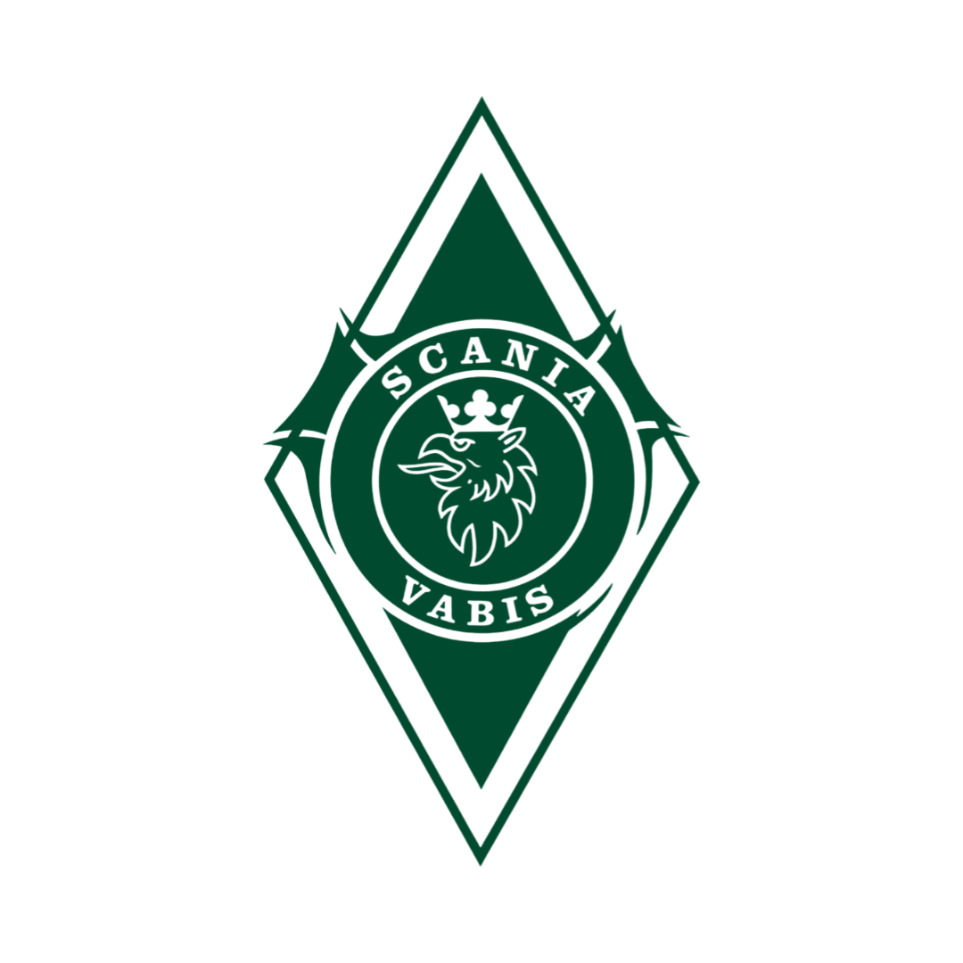 Sticker scania vabis diamond - 061 Grøn - KJoF - 100mm x 176mm - Nej tak