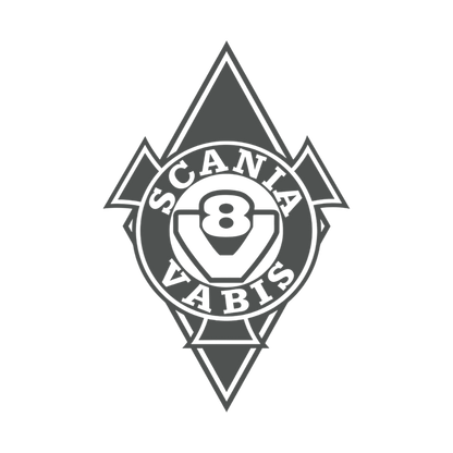 Sticker scania vabis diamond - 061 Grøn - KJoF - 100mm x 150mm - Nej tak