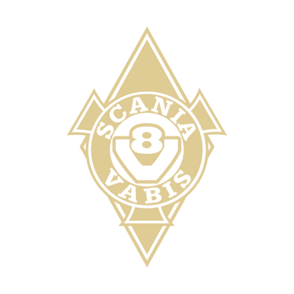 Sticker scania vabis diamond - 061 Grøn - KJoF - 100mm x 150mm - Nej tak