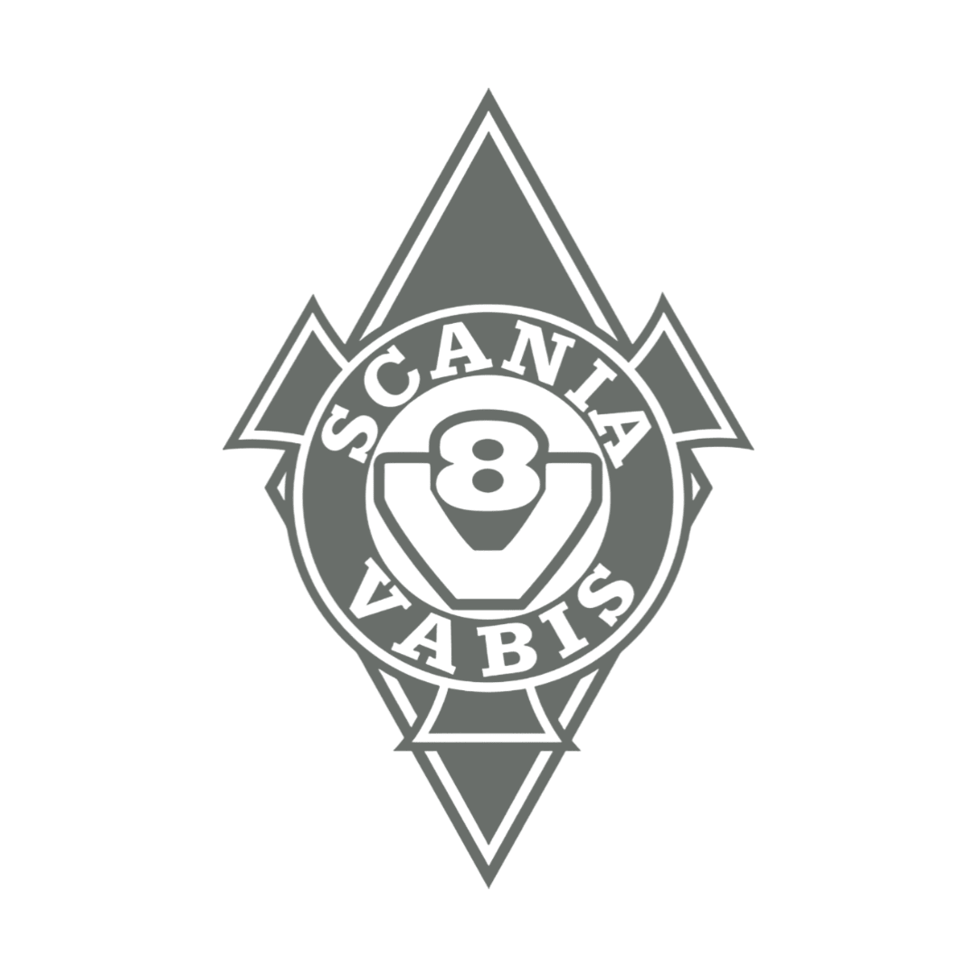 Sticker scania vabis diamond - 061 Grøn - KJoF - 100mm x 150mm - Nej tak