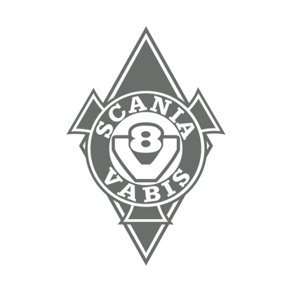 Sticker scania vabis diamond - 061 Grøn - KJoF - 100mm x 150mm - Nej tak