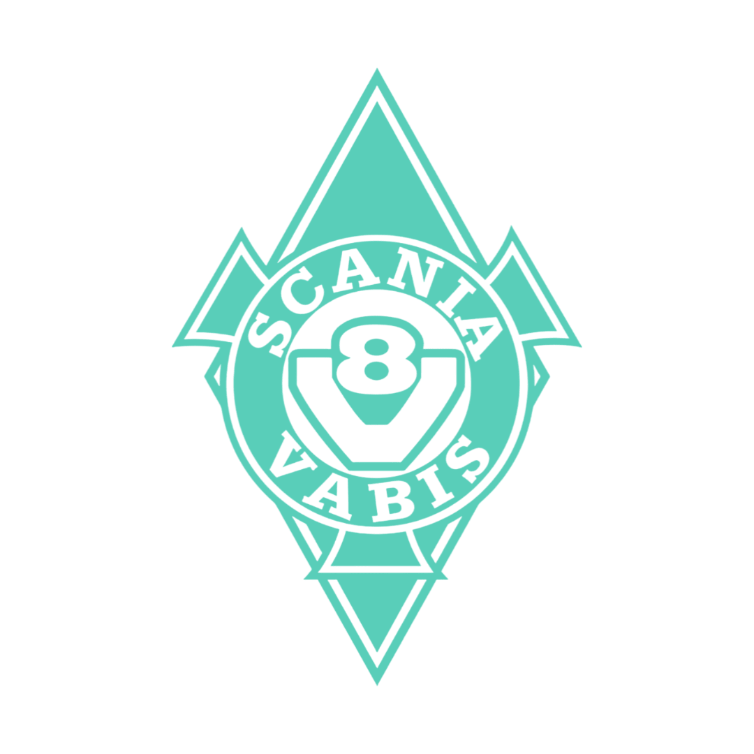 Sticker scania vabis diamond - 061 Grøn - KJoF - 100mm x 150mm - Nej tak
