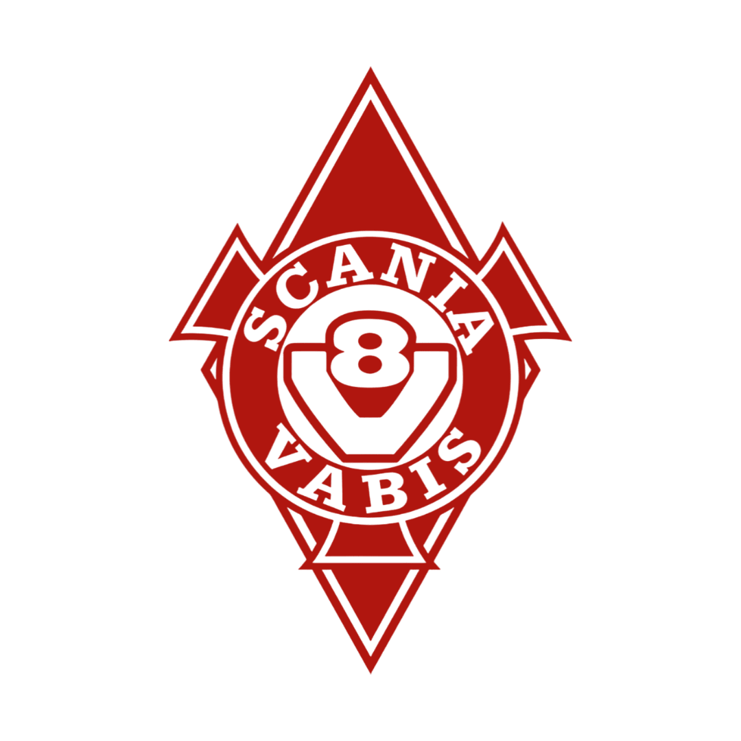Sticker scania vabis diamond - 031 Rød - KJoF - 100mm x 150mm - Nej tak