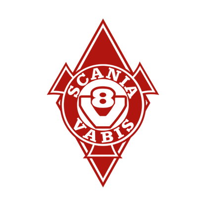 Sticker scania vabis diamond - 031 Rød - KJoF - 100mm x 150mm - Nej tak