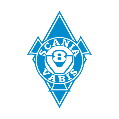 Sticker scania vabis diamond - 061 Grøn - KJoF - 100mm x 150mm - Nej tak