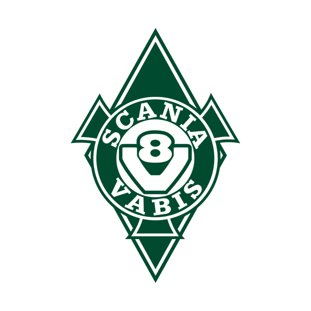 Sticker scania vabis diamond - 061 Grøn - KJoF - 100mm x 150mm - Nej tak