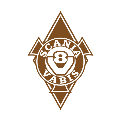 Sticker scania vabis diamond - 061 Grøn - KJoF - 100mm x 150mm - Nej tak