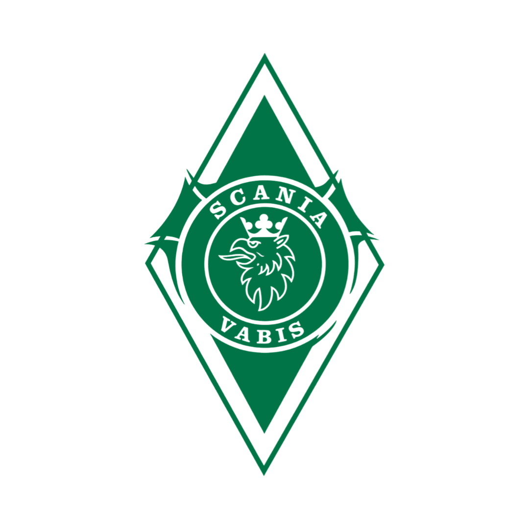 Sticker scania vabis diamond - 061 Grøn - KJoF - 100mm x 176mm - Nej tak