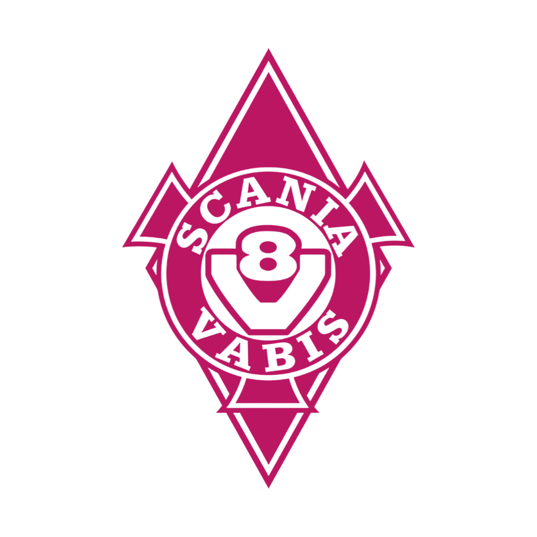 Sticker scania vabis diamond - 041 Pink - KJoF - 100mm x 150mm - Nej tak