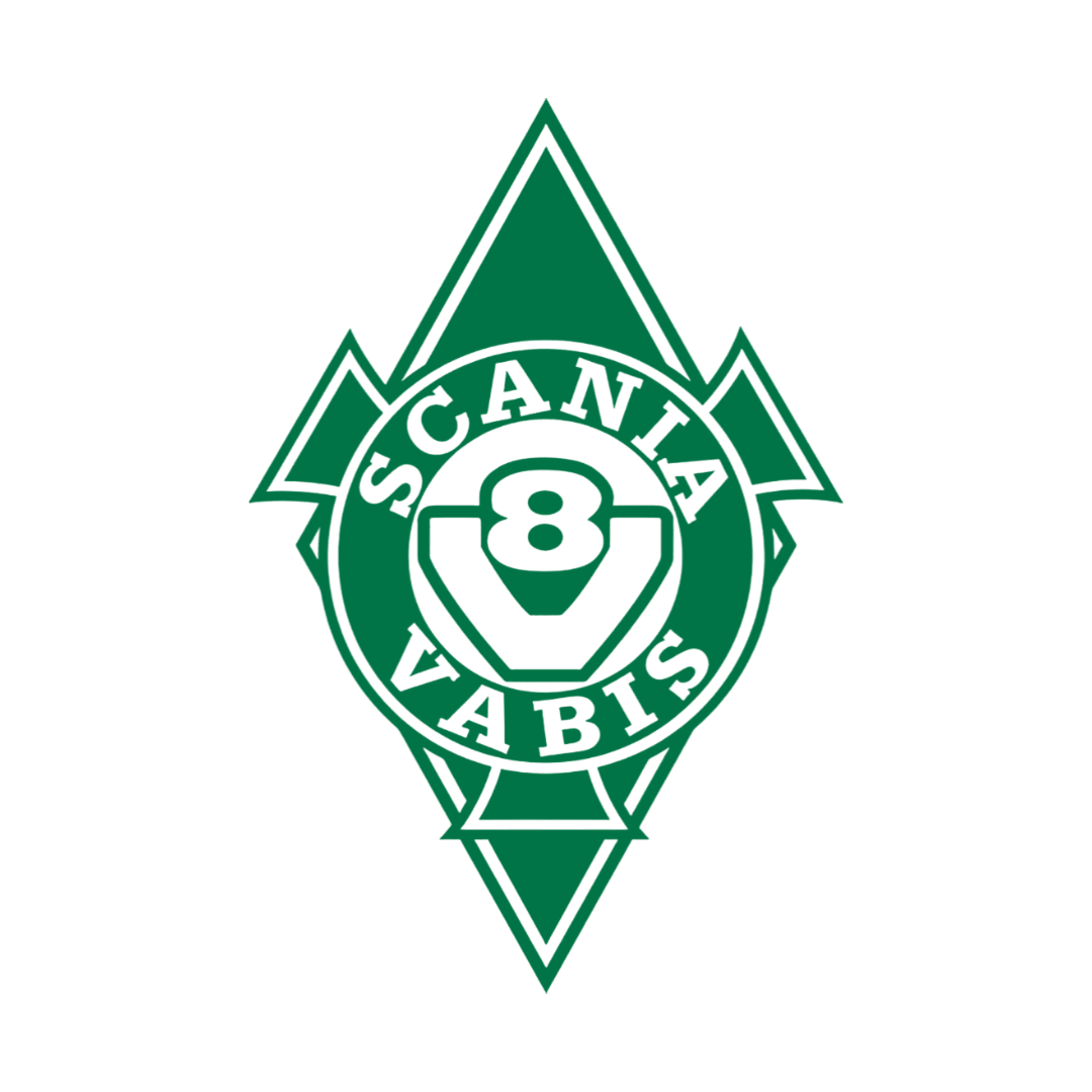 Sticker scania vabis diamond - 061 Grøn - KJoF - 100mm x 150mm - Nej tak