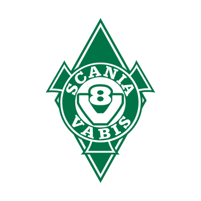 Sticker scania vabis diamond - 061 Grøn - KJoF - 100mm x 150mm - Nej tak