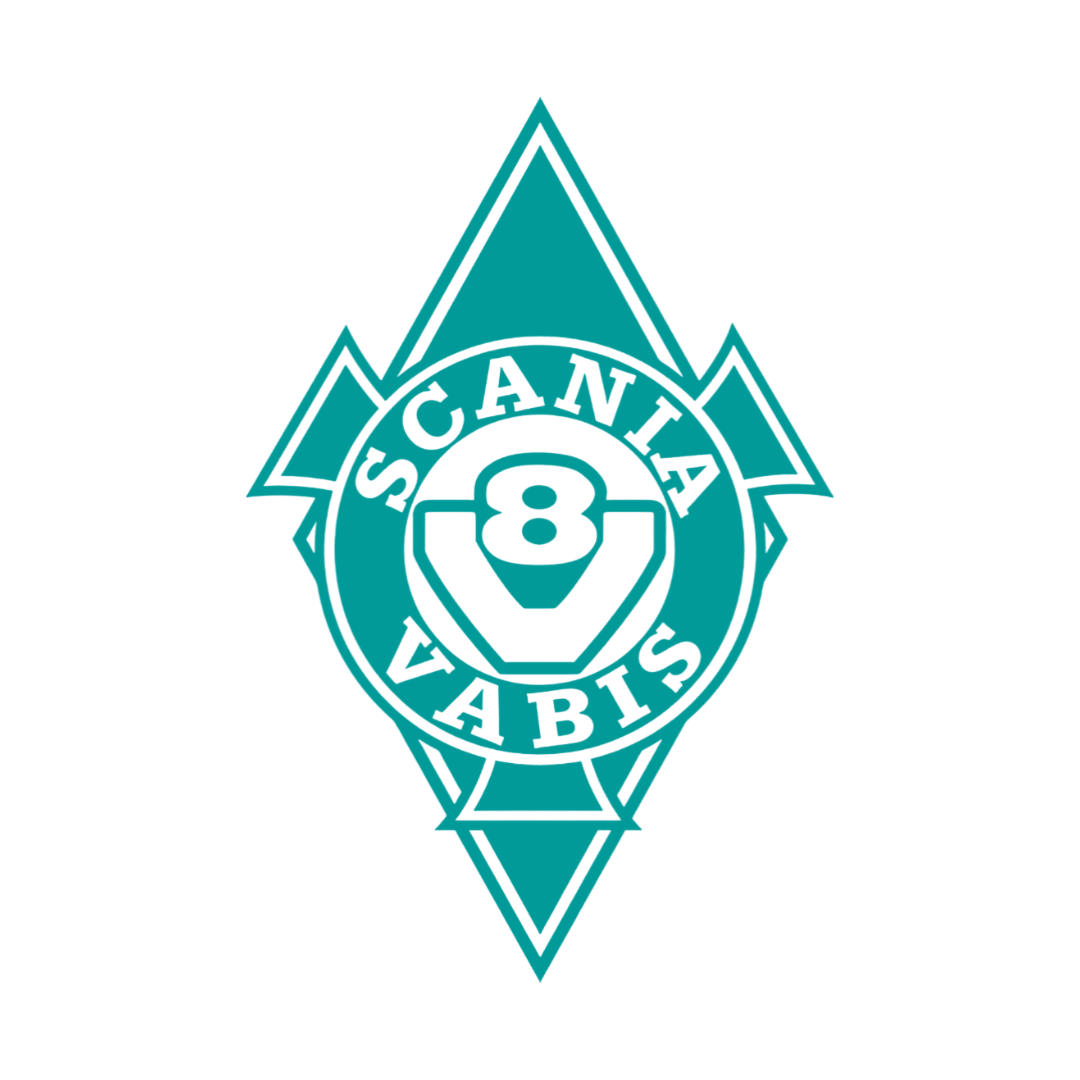 Sticker scania vabis diamond - 061 Grøn - KJoF - 100mm x 150mm - Nej tak