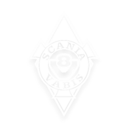 Sticker scania vabis diamond - 010 Hvid - KJoF - 100mm x 150mm - Nej tak