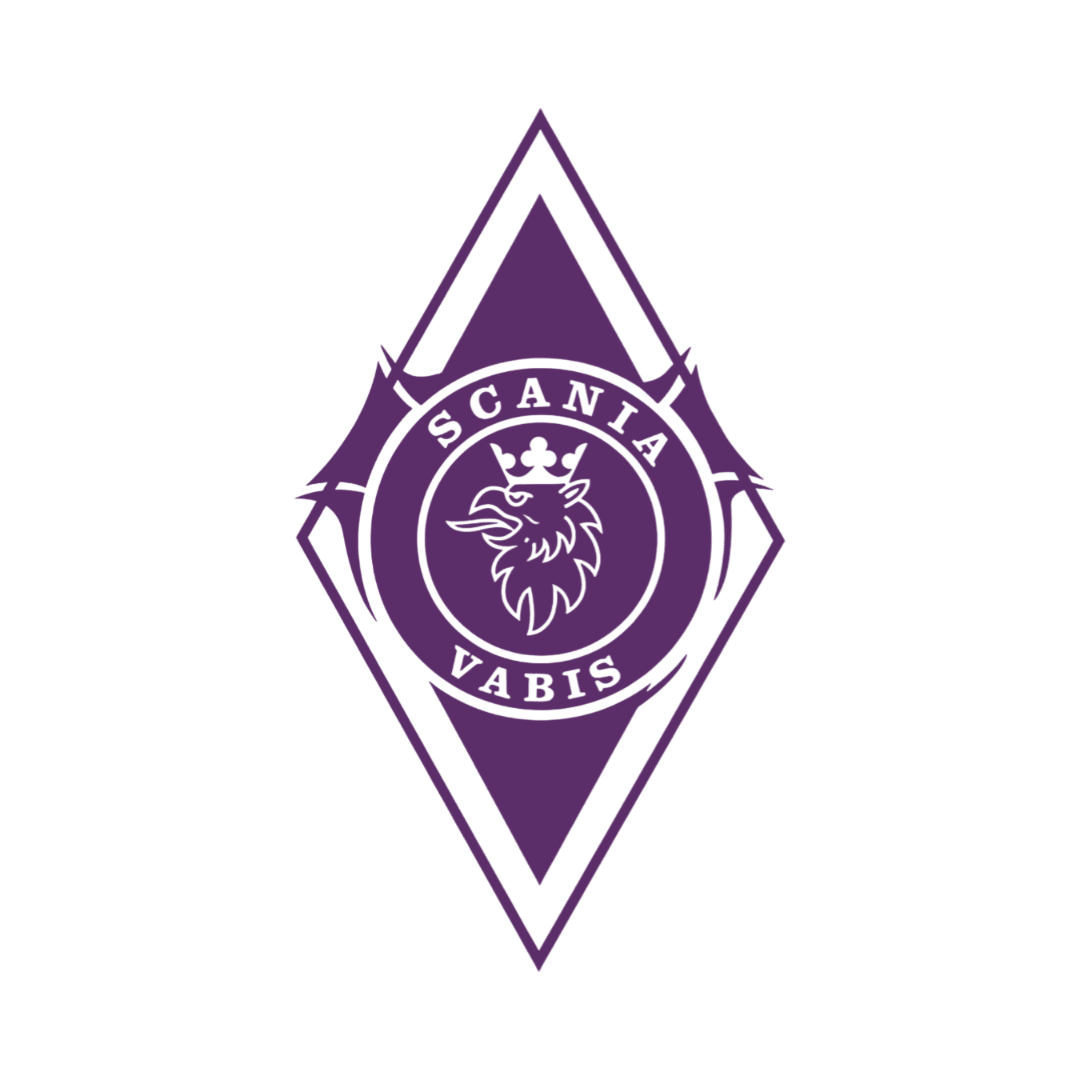 Sticker scania vabis diamond - 010 Hvid - KJoF - 100mm x 176mm - Nej tak